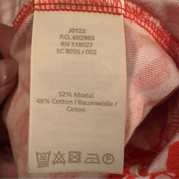 Boden Margot Jersey Dress Coral Sea Bird Dove Print Women’s Size 4 Career Preppy - Picture 12 of 12